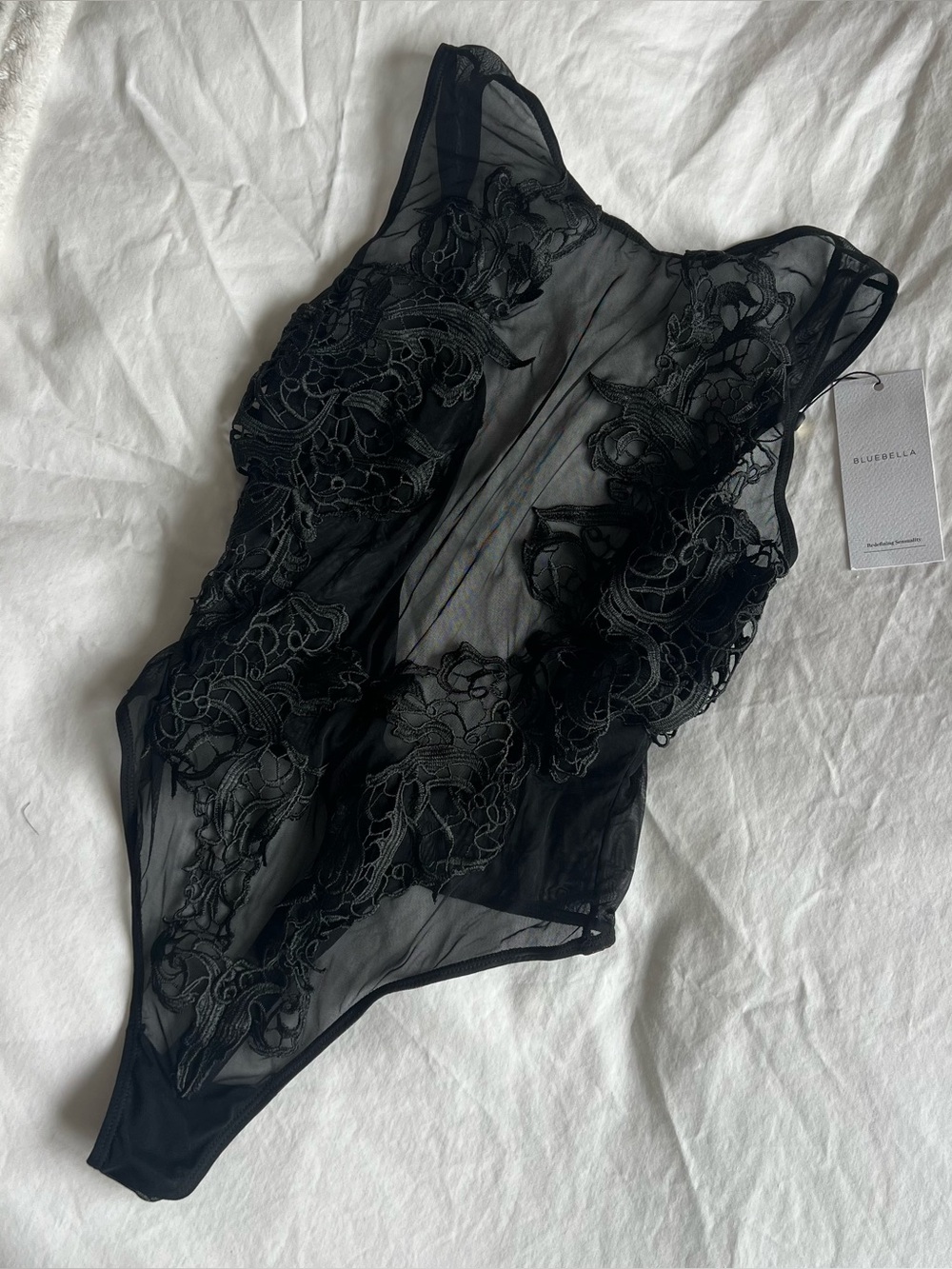 Bluebella Etienne Black Lace Bodysuit